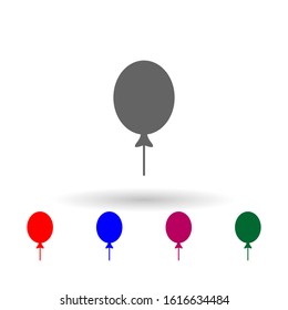 Ball multi color icon. Simple glyph, flat vector of web icons for ui and ux, website or mobile application