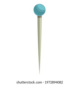 Ball needle icon. Cartoon of Ball needle vector icon for web design isolated on white background
