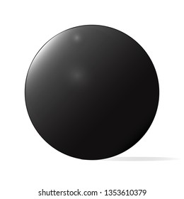 Ball on white background
