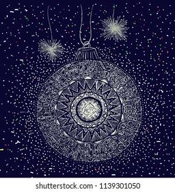 Ball with ornament