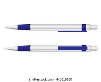 Ball pen Mock Up Vector Template