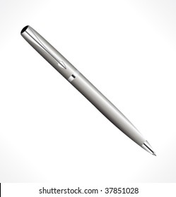 Ball pen. Vector.