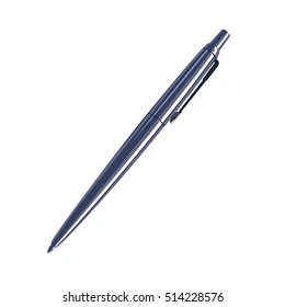 ball pen. vector isolated object