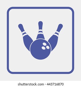 Ball and Pin of Bowling.