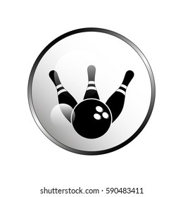 Ball and Pin of Bowling.