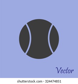 Ball pink flat icon basketball sign