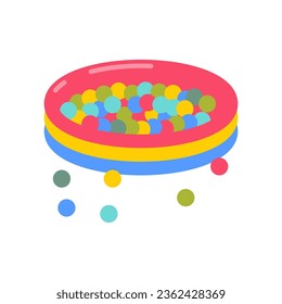 Ball Pit icon in vector. Illustration