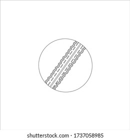 ball to play cricket. illustration for web and mobile design.
