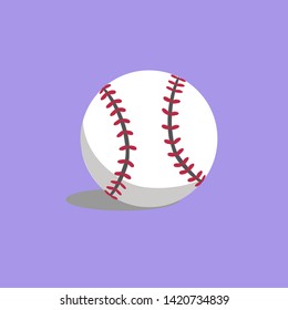 Ball for playing baseball. One ball. For a sports game.