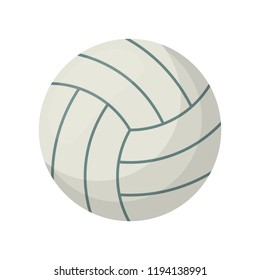 Ball for playing volleyball or water polo isolated on white