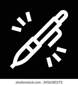 ball point icon vector outline