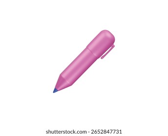  ball point pen icon 3d illustration render