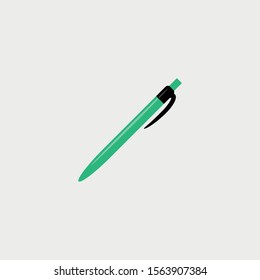Ball Point Pen Icon. Office Concept, Cartoon of Sickle Vector Icon for Web Design Isolated on White Background - Vector