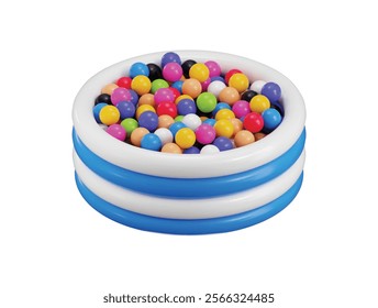 Ball Pool icon 3d render vector illustration