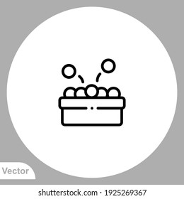 Ball pool icon sign vector,Symbol, logo illustration for web and mobile