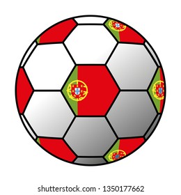 Ball Portugal Vector