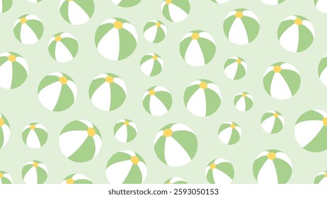 Ball seamless pattern background. Balls illustration pattern. Ball background. Perfect for fabrics, textile, wallpaper, and decor. SSTKbackgrounds