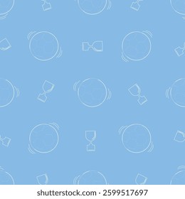 Ball seamless pattern background. Football illustration pattern. Ball background. Perfect for fabrics, textile, wallpaper, and decor. SSTKbackgrounds