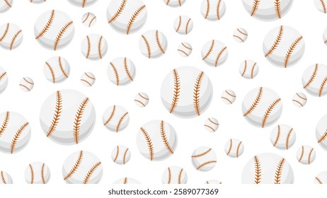 Ball seamless pattern background. Ball illustration pattern. Ball background. Perfect for fabrics, textile, wallpaper, and decor. SSTKbackgrounds