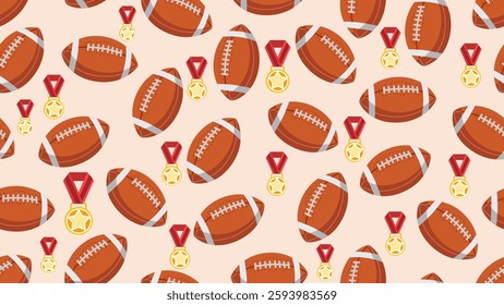 Ball seamless pattern background. Ball illustration pattern. Ball background. Perfect for fabrics, textile, wallpaper, and decor. SSTKbackgrounds