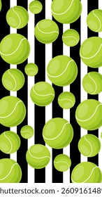 Ball seamless pattern background. Ball illustration pattern. Ball background. Perfect for fabrics, textile, wallpaper, and decor. SSTKbackgrounds