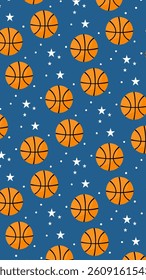 Ball seamless pattern background. Ball illustration pattern. Ball background. Perfect for fabrics, textile, wallpaper, and decor. SSTKbackgrounds