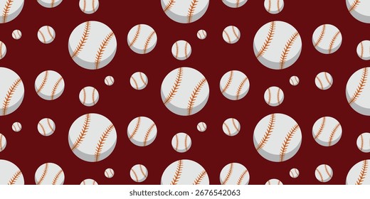 Ball seamless pattern background. Ball illustration pattern. Ball background. Perfect for fabrics, textile, wallpaper, and decor. SSTKbackgrounds