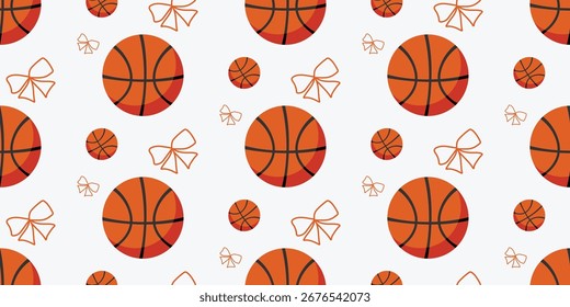 Fondo de patrón sin fisuras de la bola. Patrón de ilustración de bola. Fondo de la pelota. Perfecto para telas, textiles, Fondo de pantalla y decoración. Fondos de SSTK