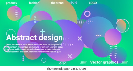Ball shape gradients.  Creative geometric wallpaper. Vector 3d illustration.  Abstract geometric background design.