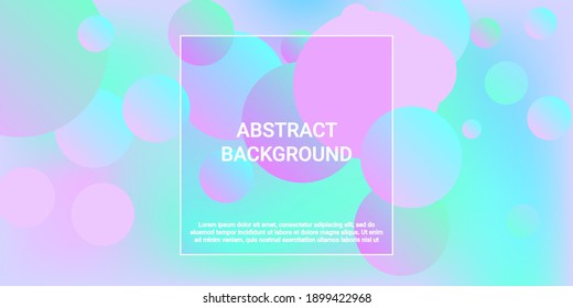 Ball shape gradients. Futuristic abstract background. Bright gradient. Vector geometric illustration.  3d. Background picture with balls for banner, poster, cover design.