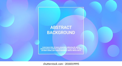 Ball shape gradients. Futuristic abstract background. Bright gradient. Vector geometric illustration.  3d. Background picture with balls for banner, poster, cover design.