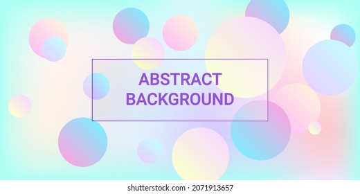 Ball shape gradients. Futuristic abstract background. Bright gradient. Vector geometric illustration. Background picture with balls for banner, poster, cover design.