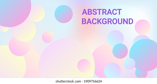 Ball shape gradients. Modern design of coatings. Bright gradient. Vector 3d illustration. Background picture with balls for banner, poster, cover design.