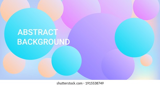 Ball shape gradients. Modern design of coatings. Bright gradient. Vector geometric illustration.  3d. Background picture with balls for banner, poster, cover design.