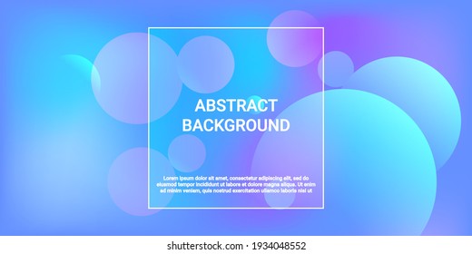 Ball Shape Gradients. Modern Design Of Coatings. Bright Gradient. Vector 3d Illustration. Background Picture With Balls For Banner, Poster, Cover Design.