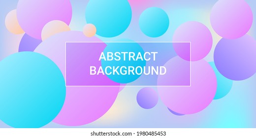 Ball shape gradients. Modern design of coatings. Bright gradient. Vector 3d illustration. Background picture with balls for banner, poster, cover design.