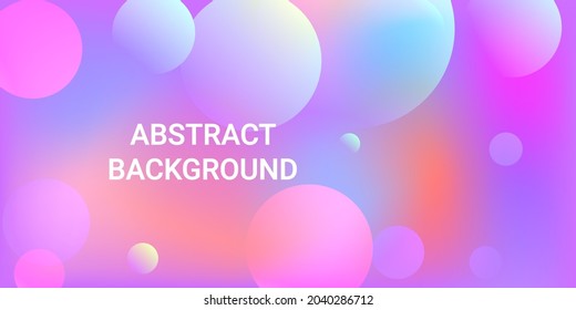 Ball shape gradients. Modern design of coatings. Bright gradient. Vector geometric illustration. Background picture with balls for banner, poster, cover design.