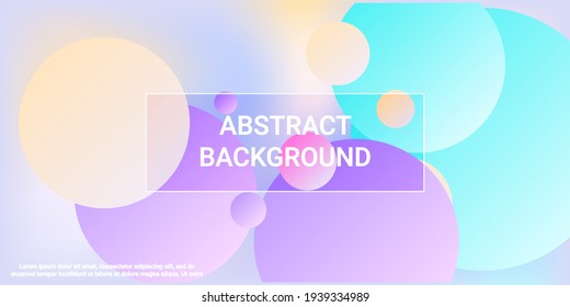 Ball shape gradients. Modern graphic texture. Bright gradient. Vector geometric illustration.  3d. Background picture with balls for banner, poster, cover design.