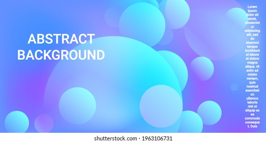 Gradientes de forma de bola. Textura gráfica moderna. Gradiente brillante. Ilustración geométrica vectorial. Imagen de fondo con bolas para banner, afiche, diseño de portada.