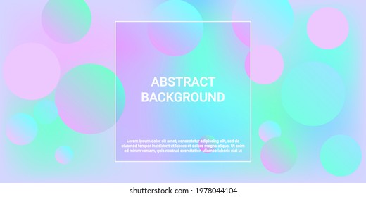 Ball shape gradients. Modern graphic texture. Bright gradient. Vector geometric illustration.  3d. Background picture with balls for banner, poster, cover design.