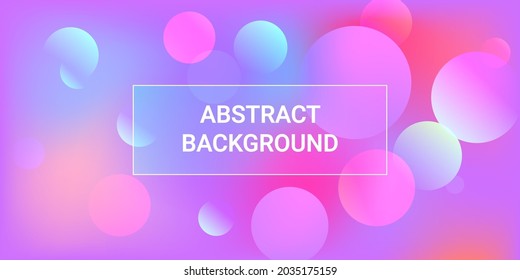 Ball shape gradients. Modern graphic texture. Bright gradient. Vector geometric illustration. Background picture with balls for banner, poster, cover design.