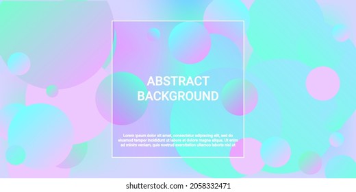 Ball shape gradients. Modern graphic texture. Bright gradient. Vector geometric illustration. Background picture with balls for banner, poster, cover design.