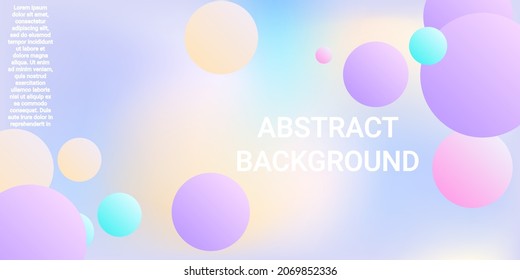 Gradientes de forma de bola. Textura gráfica moderna. Gradiente brillante. Ilustración geométrica vectorial.  3 quinquies. Imagen de fondo con bolas para banner, afiche, diseño de portada.