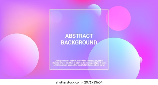 Ball shape gradients. Modern graphic texture. Bright gradient. Vector 3d illustration. Background picture with balls for banner, poster, cover design.