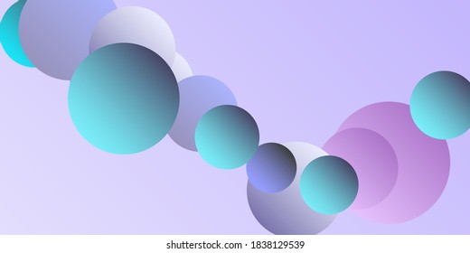 Ball shape gradients.  Multicolored balls for design 3D illustration.  Magazine style. Vector clip art.