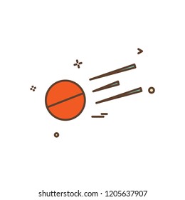 ball short good batsamn icon vector design