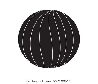 Ball Silhouette vector illustration icon type design