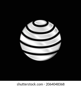 Ball silberplatzierte Metallsymbol