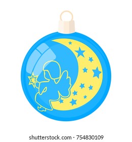 Ball single icon in cartoon style.A toyvector symbol stock illustration .