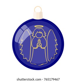 Ball single icon in cartoon style.A toyvector symbol stock illustration web.